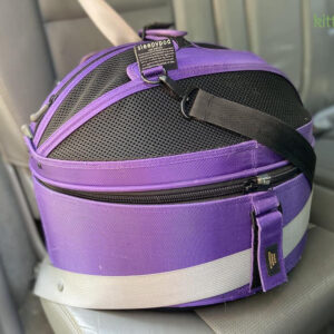 Traveling with a Cat by Car - Sleepypood carrier for cat road trips