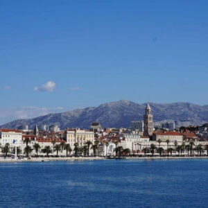 Bến cảng ở Split, Croatia