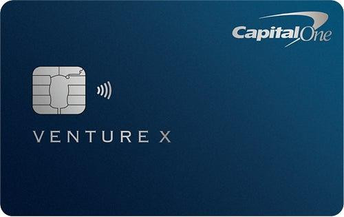Thẻ Capital One Venture X Rewards Credit Card, lựa chọn cao cấp cho những người đam mê du lịch.