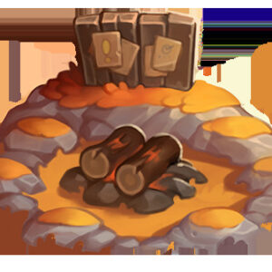 Campfire với bảng nhiệm vụ trong Hearthstone Mercenaries