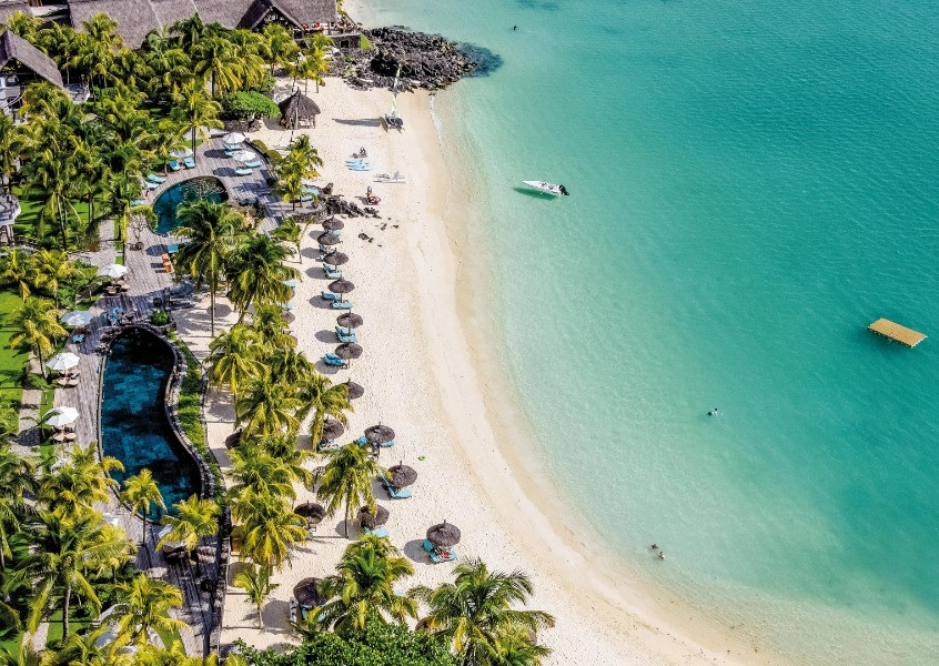 Toàn cảnh khu nghỉ dưỡng nhìn từ trên cao ở Mauritius | Go2Africa