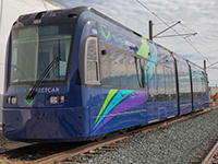 Xe điện Atlanta Streetcar giúp di chuyển giữa các điểm tham quan