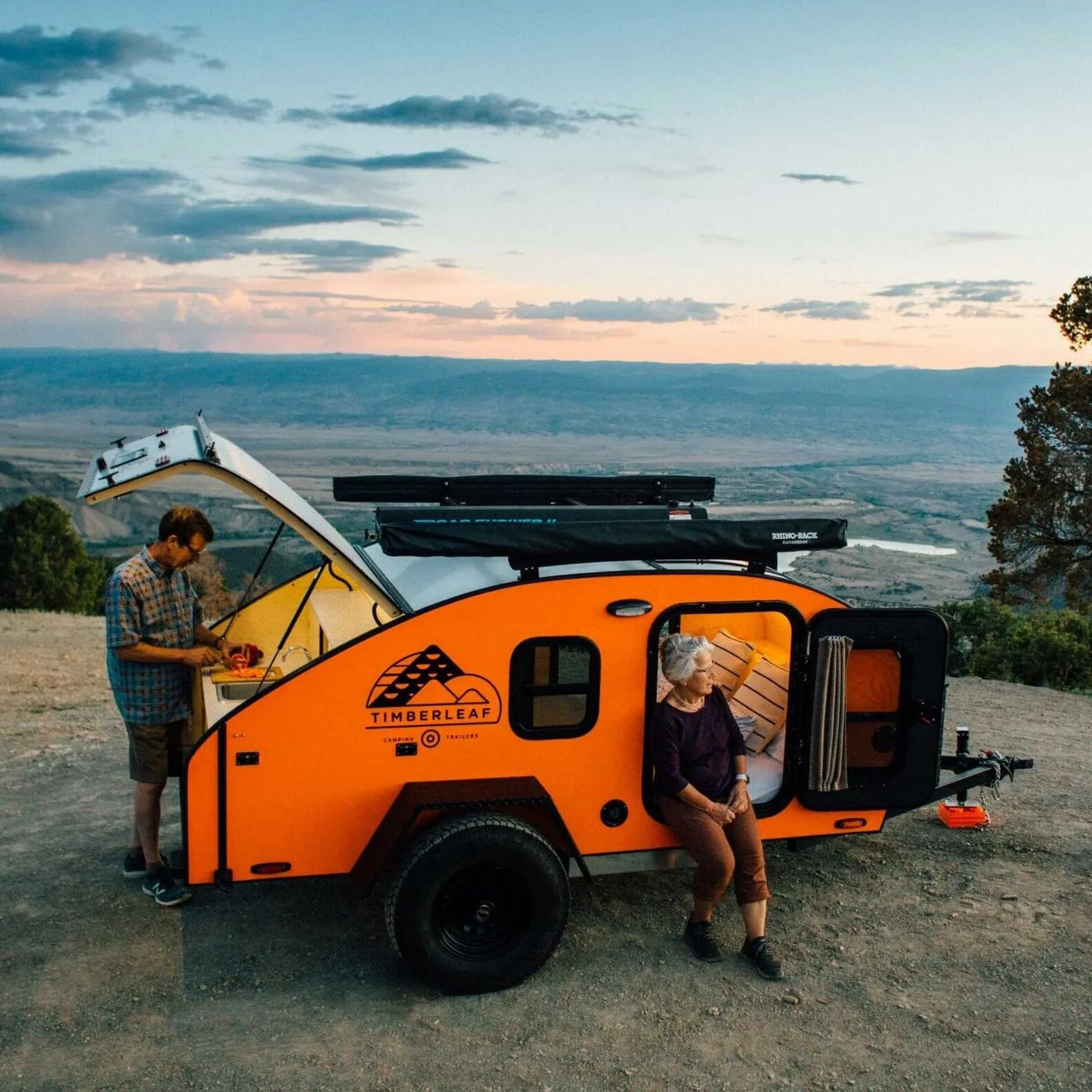 Timberleaf Classic Teardrop Trailer: Sự kết hợp giữa phong cách cổ điển và sự sang trọng hiện đại.