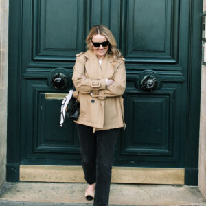 Áo khoác Bash Cropped Trench Coat