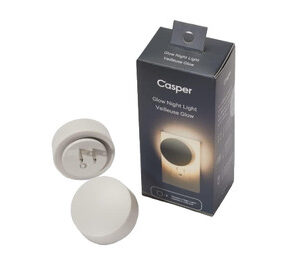 Đèn ngủ du lịch Casper Glow Night Light với thiết kế tối giản, ánh sáng dịu nhẹ và cảm biến chuyển động