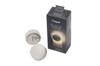 Đèn ngủ du lịch Casper Glow Night Light với thiết kế tối giản, ánh sáng dịu nhẹ và cảm biến chuyển động