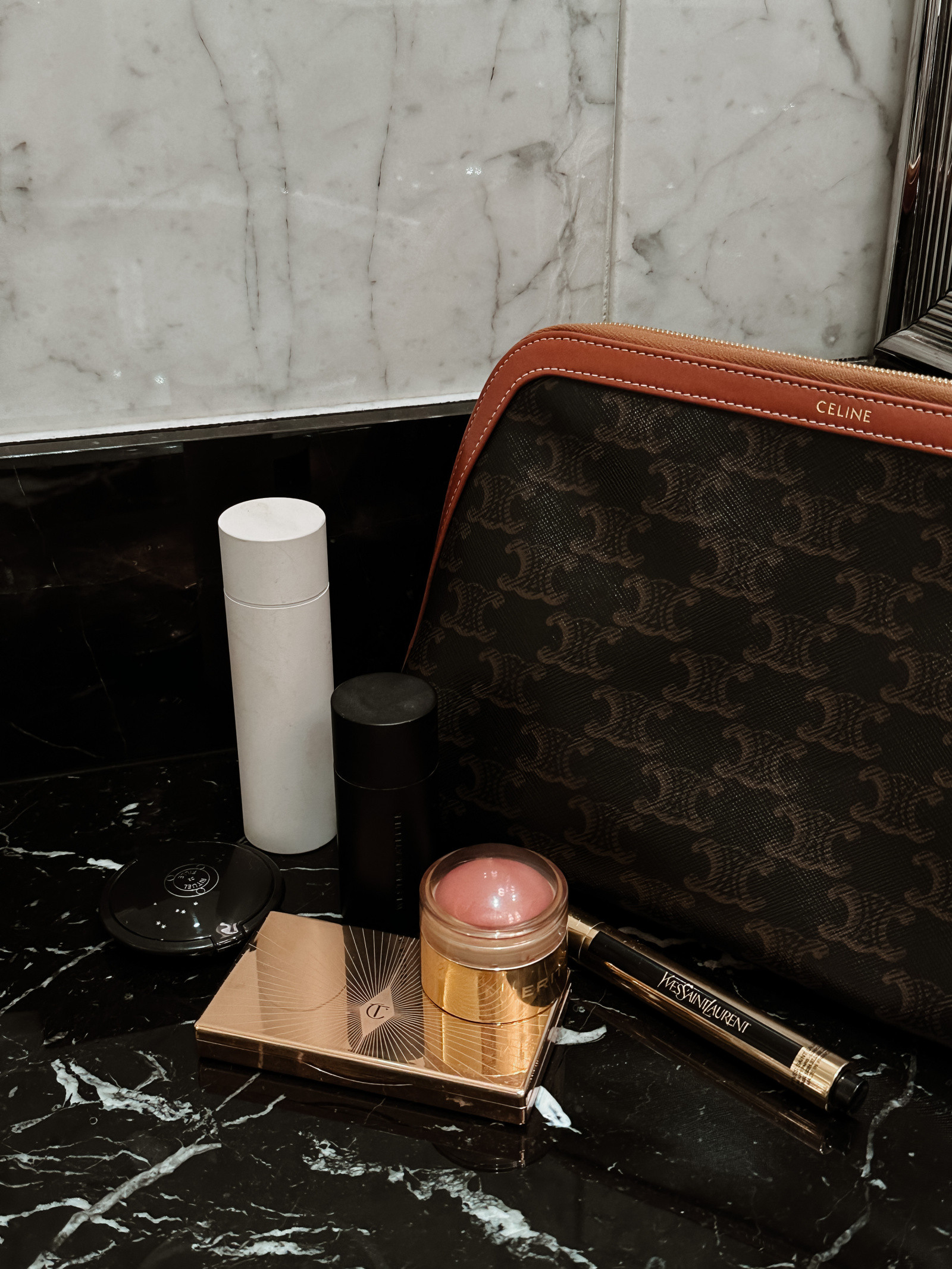 Celine Makeup Bag | How to Pack Makeup for Travel
