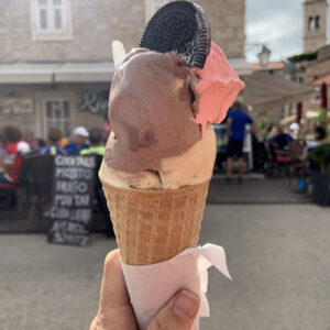 Gelato Ý thơm ngon trên đảo Hvar