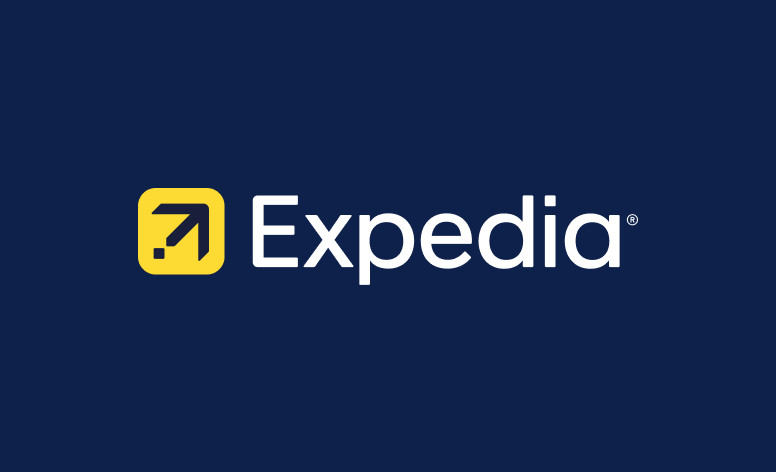 Logo Expedia màu xanh dương