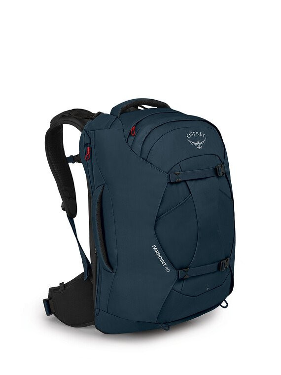 Osprey Gopher 40 Travel Pack Green với thiết kế thông minh và tiện dụng.