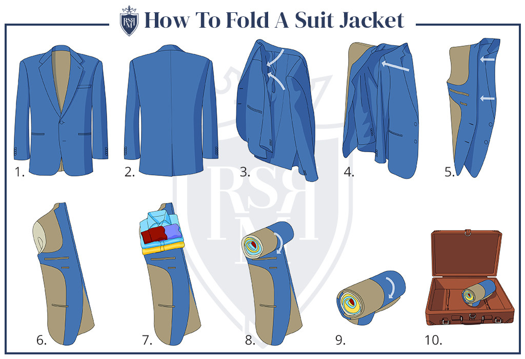 Cuộn áo vest giúp bảo vệ áo khỏi bị nhăn tối đa