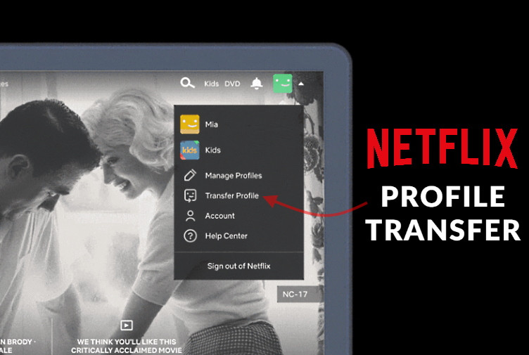 Cách chuyển hồ sơ Netflix
