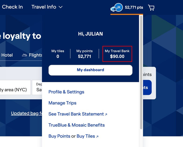 Hình ảnh minh họa Travel Bank JetBlue