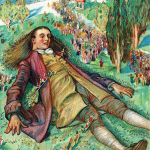 Lemuel Gulliver ở Lilliput, hình minh họa từ một phiên bản của "Gulliver's Travels" của Jonathan Swift.
