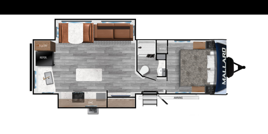 Bản vẽ bố trí của Mallard M283RK