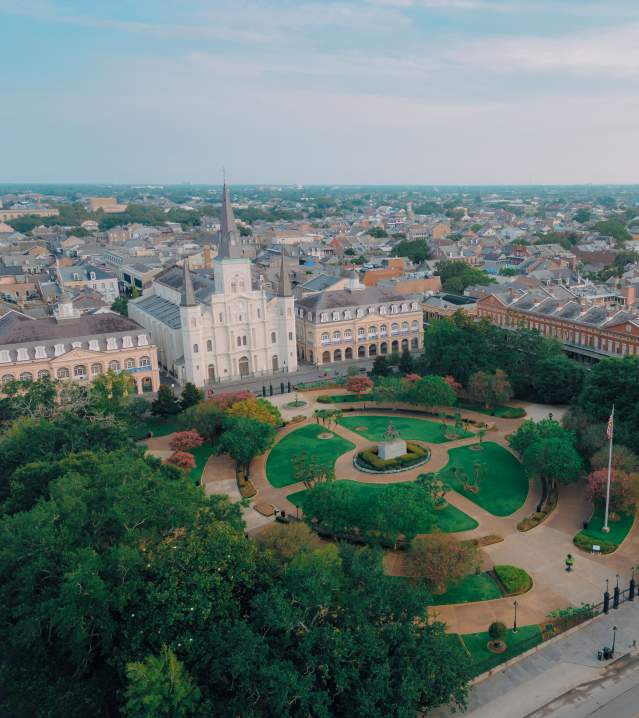 Quảng trường Jackson ở khu Phố Pháp, New Orleans
