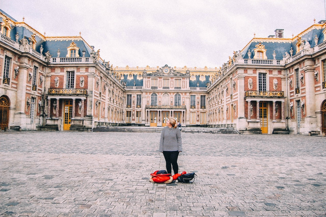 Một góc vườn thượng uyển tại Cung Điện Versailles