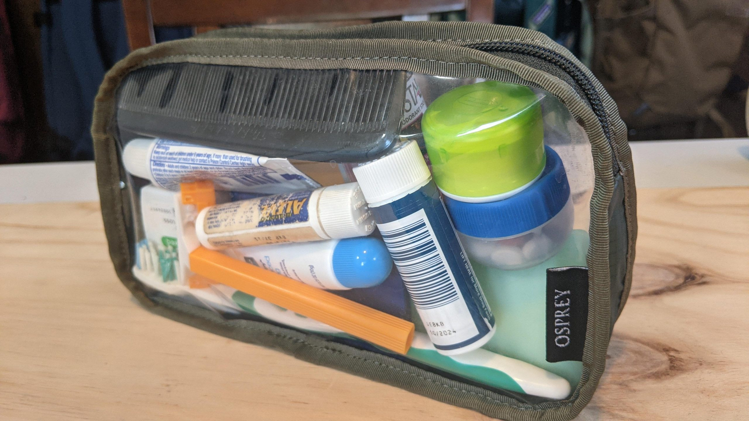 Osprey Ultralight Toiletry Pouch Capacity