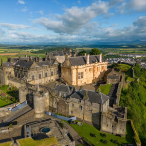 Lâu đài Stirling cổ kính tại Stirling, Scotland.