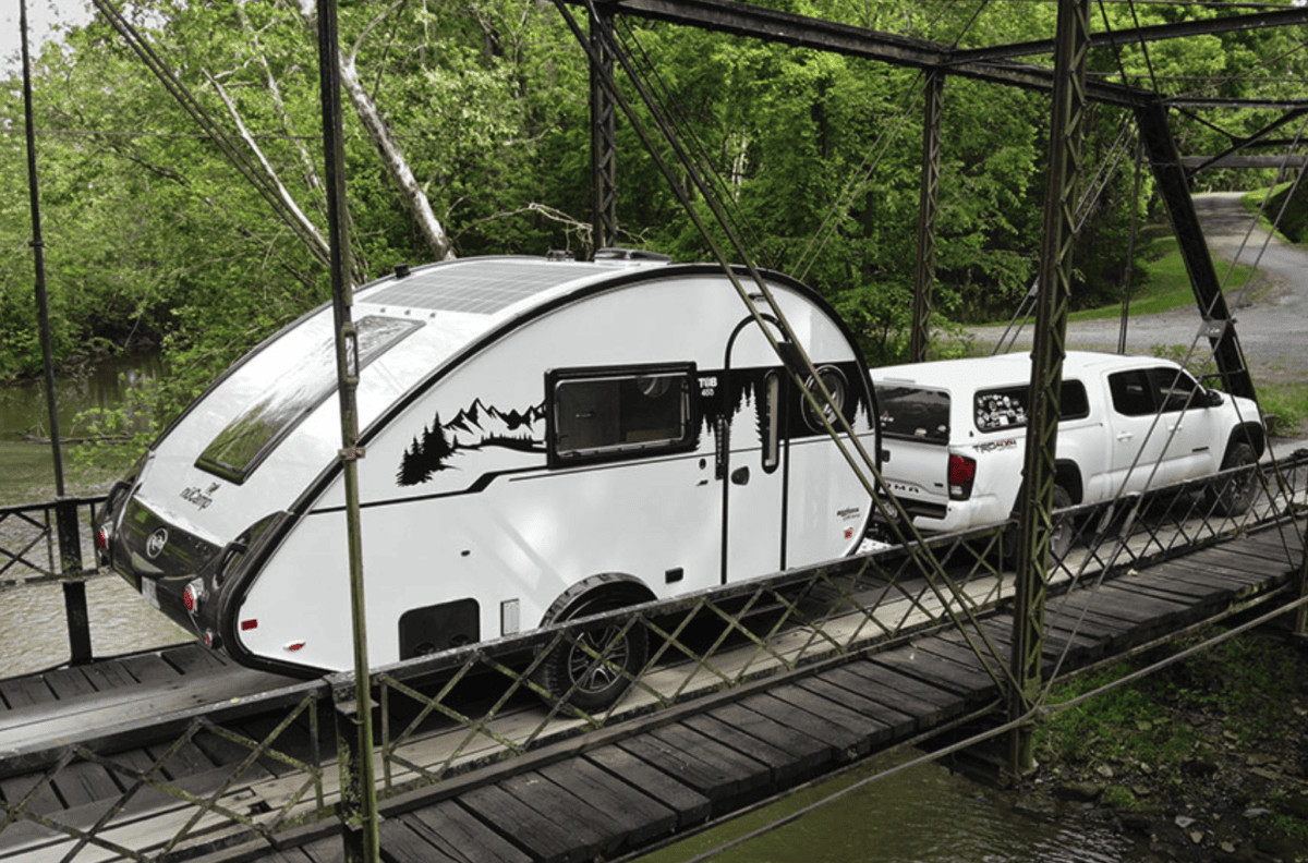 nuCamp TAB 400, travel trailer tốt nhất dưới 3500 lbs