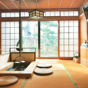Phòng trải chiếu Tatami ở Nhật Bản