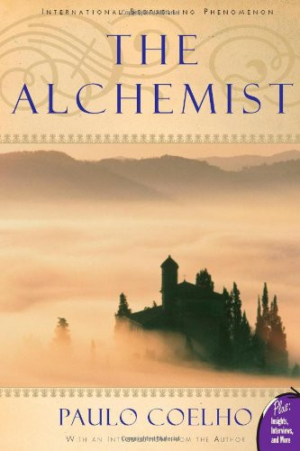 Bìa cuốn sách Nhà Giả Kim của Paulo Coelho, một tác phẩm kinh điển về việc theo đuổi ước mơ và khám phá bản thân.