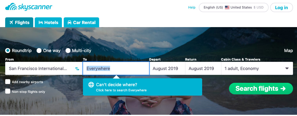 Du lịch tiết kiệm với Skyscanner