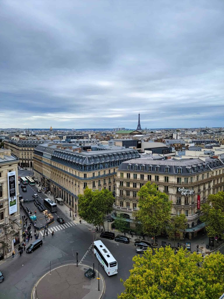 Nhìn từ Galeries Lafayette ở Paris