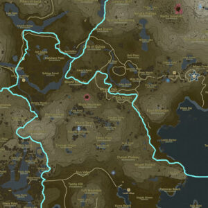 Bản đồ chỉ vị trí Hateno Ancient Tech Lab trong Zelda: Tears of the Kingdom
